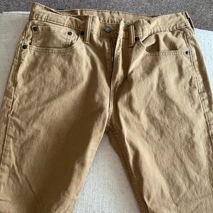 Levi’s 502 tan colored twill pants